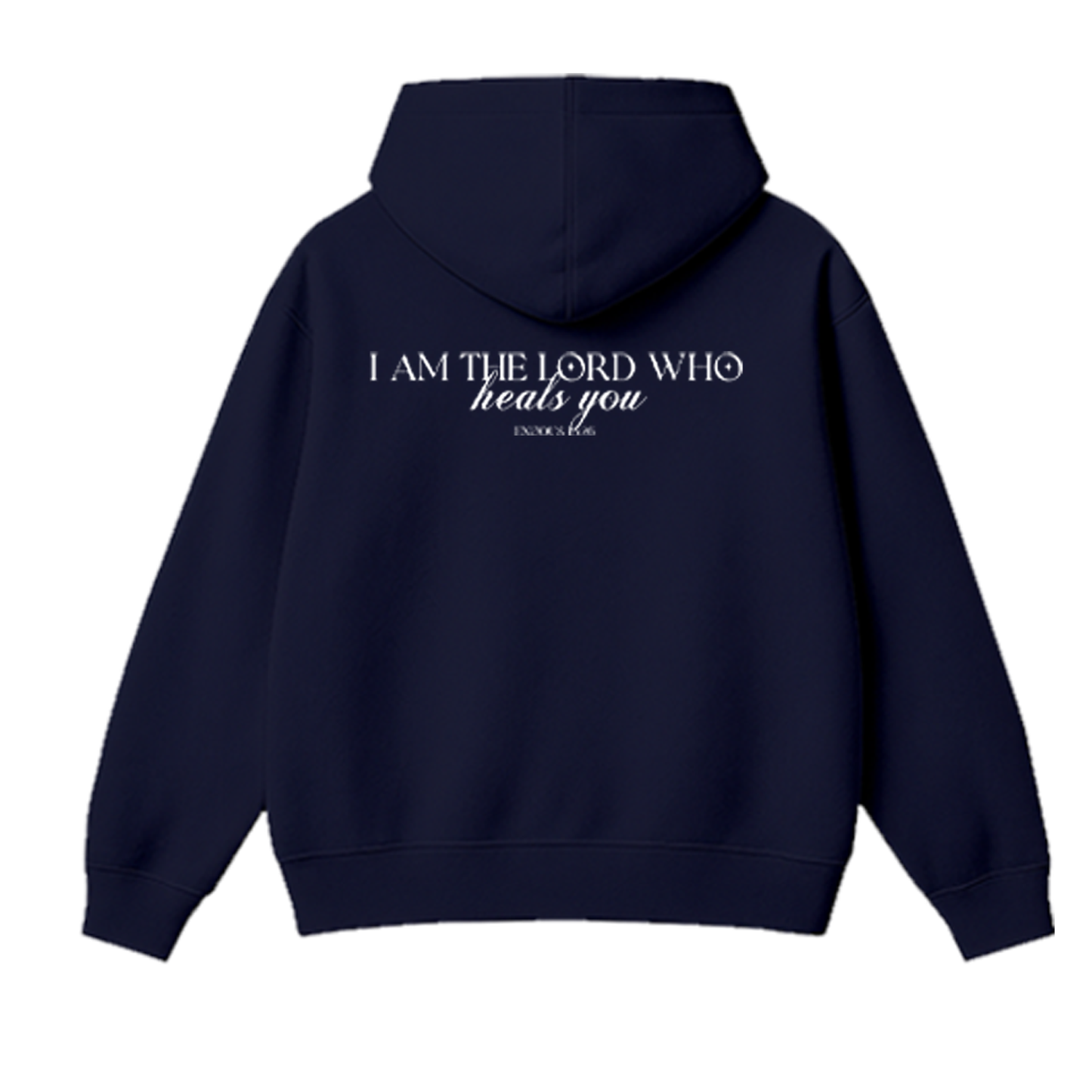 YHWH Navy hoodie
