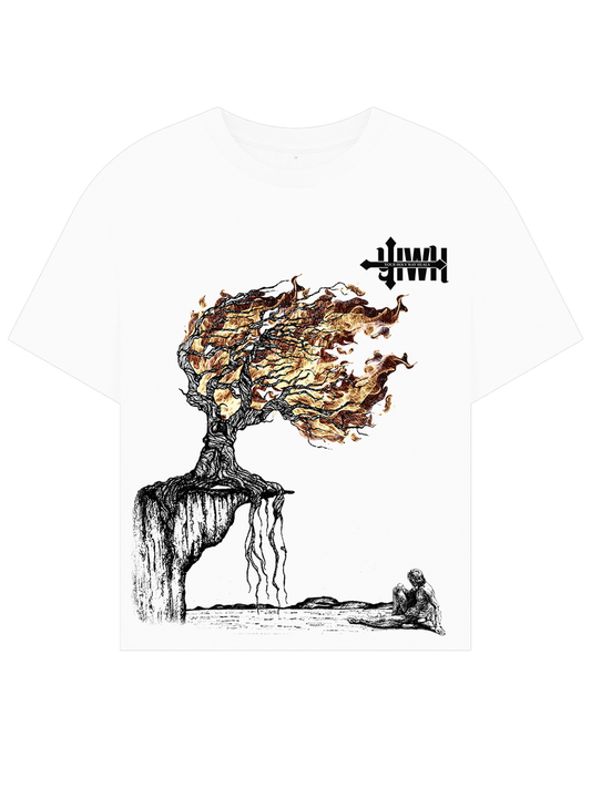 White Burning bush T-Shirt