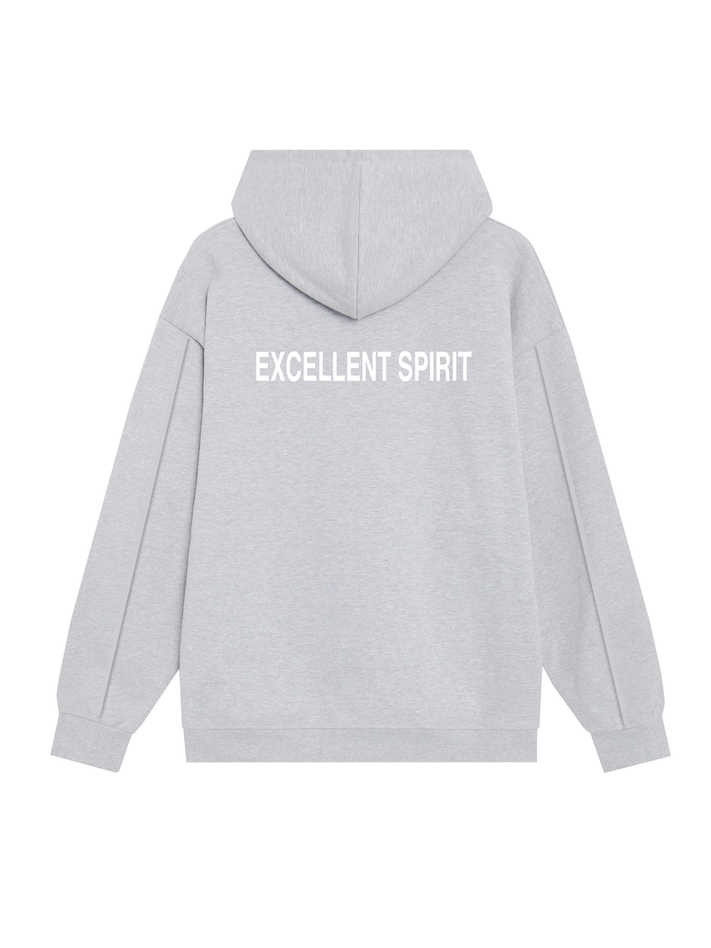 GREY EXCELLENCE ZIP HOODIE