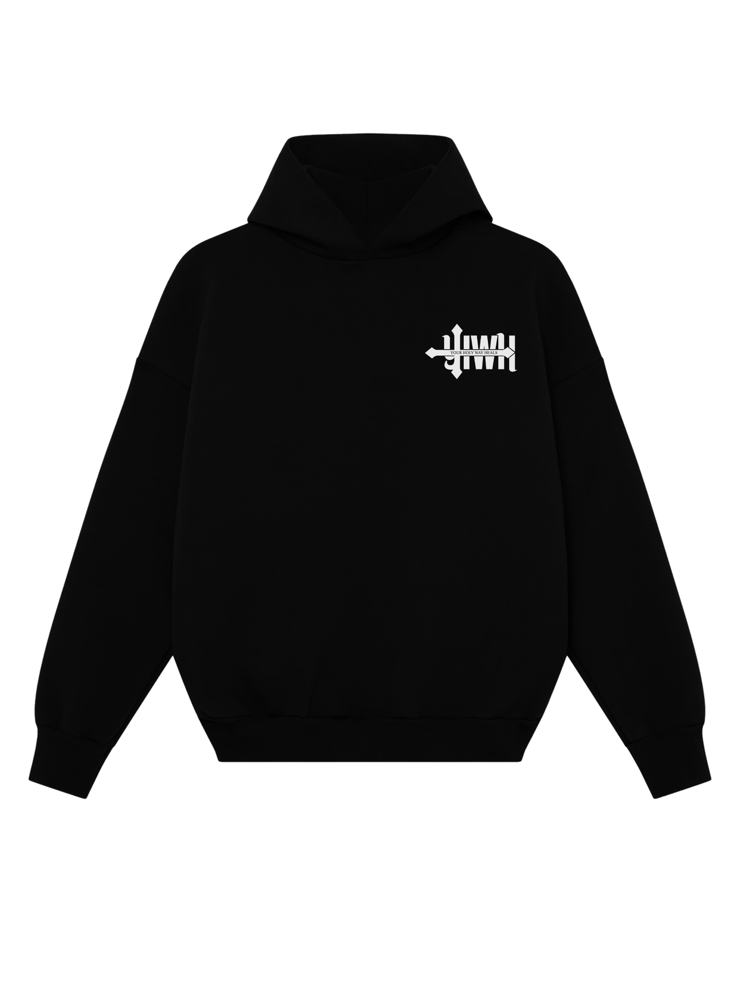 YHWH Black Hoodie