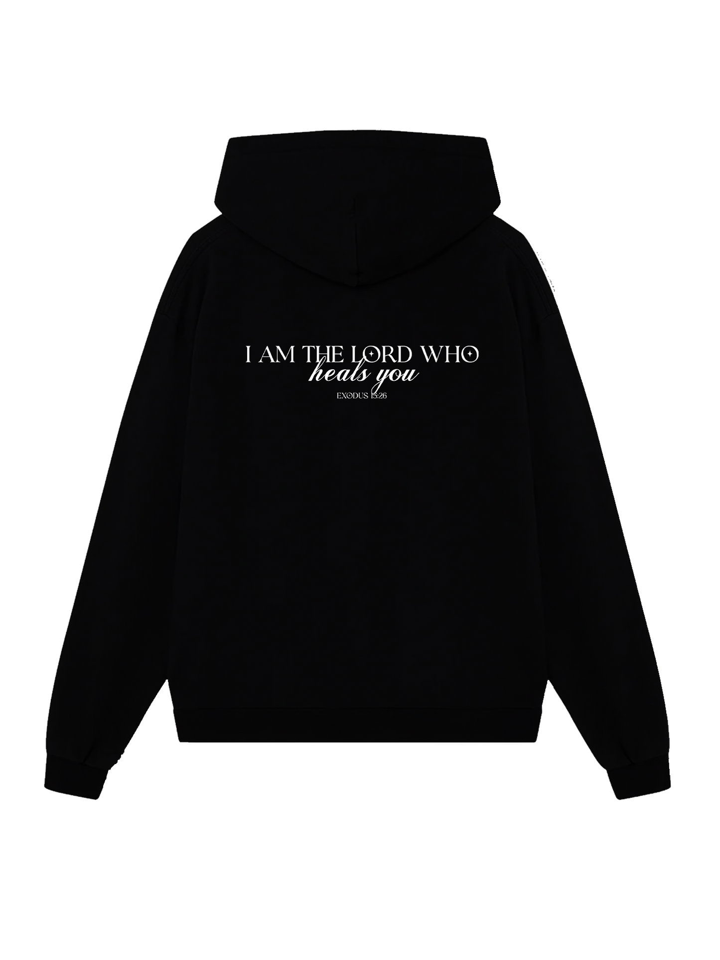 YHWH Black Hoodie