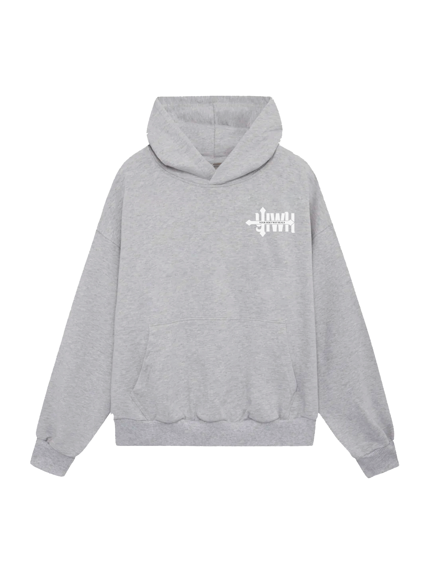 YHWH Grey Hoodie