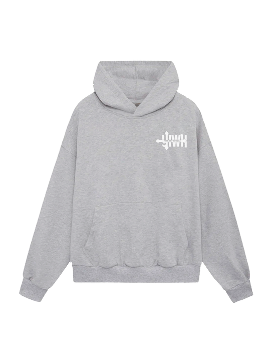 YHWH Grey Hoodie