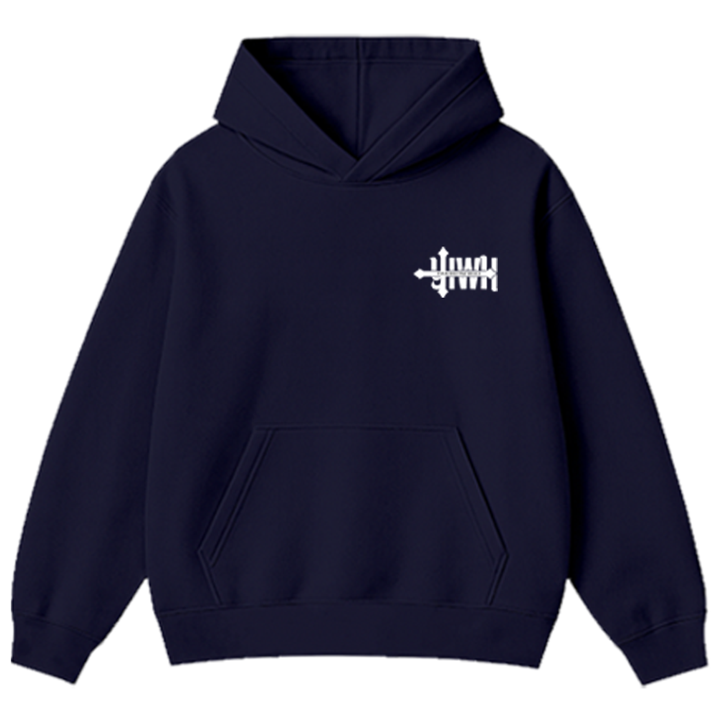 YHWH Navy hoodie